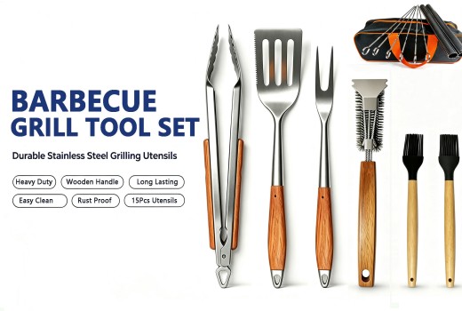 15 Pcs Heavy Duty Grill Tool Set: Your All‑in‑One Backyard Grilling Companion