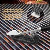 BooJoop Grill Brush with Stainless Steel Scraper,18'' ABS Handle Grill Cleaner, Heavy-Duty BBQ Bristle Scrubbers