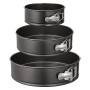 BooJoop Springform Pan Set Non-stick Bakeware Leakproof Round Cake Mold Includes 3 Pcs 6" 8" 10"
