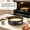 BooJoop Springform Pan Set Non-stick Bakeware Leakproof Round Cake Mold Includes 3 Pcs 6" 8" 10"