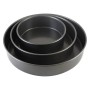 BooJoop 3-Piece Non-Stick Round Cake Pan Set for Baking & Tiered Cakes includes 6" 8" 10"