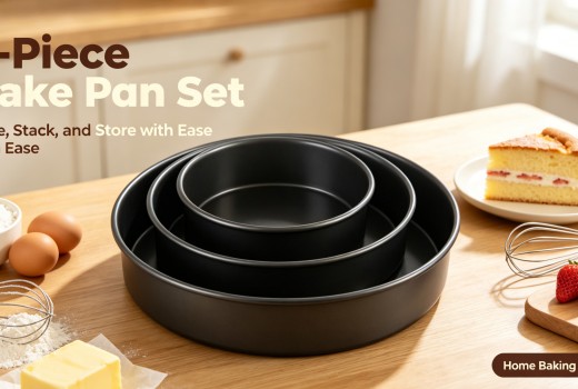 Why a 3‑Piece Round Non‑Stick Cake Pan Set Is a Must‑Have for Every Home Baker