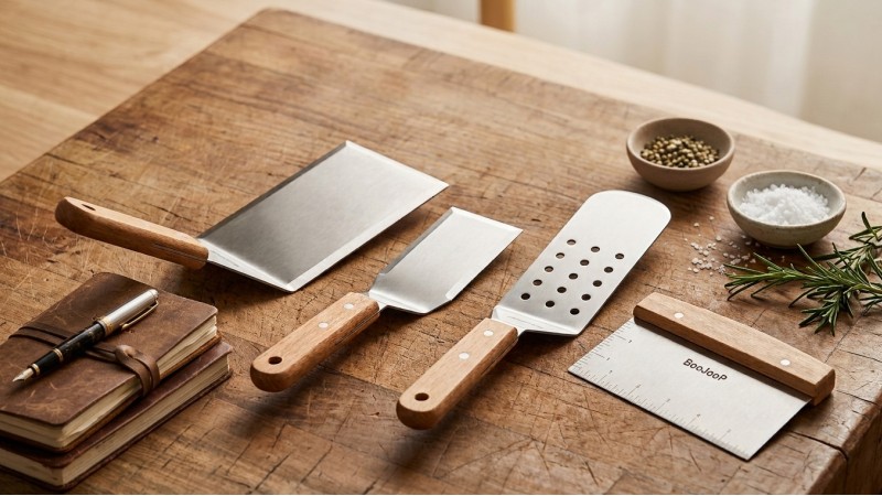 Why the BooJoop Commercial Griddle Spatula Set is a Game-Changer